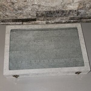 Jewelry Organizer Gray  Box